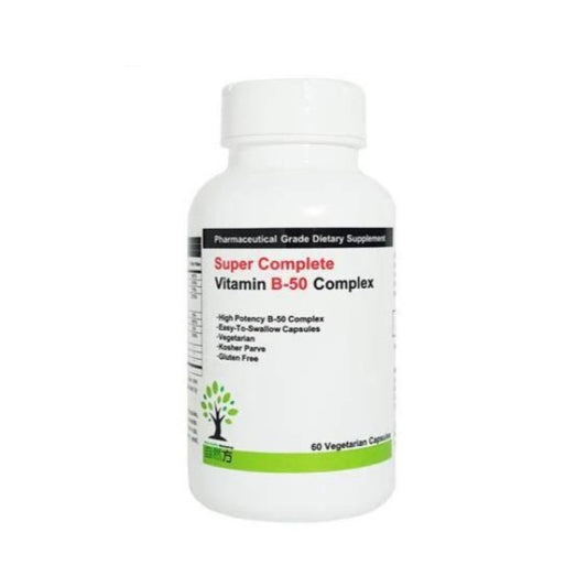 博士。 NUTRACEUTICALS 维他命B杂 (B-50) SUPER COMPLETE VITAMIN B-50 COMPLEX (60粒)
