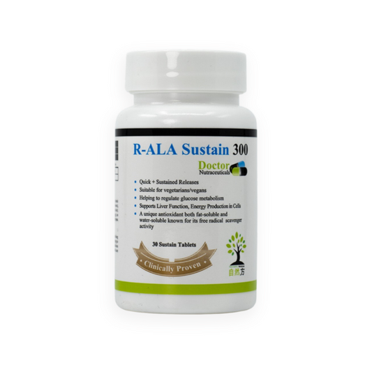 DR. NUTRACEUTICALS 硫辛酸營養補充品 R-ALPHA LIPOIC ACID SUSTAIN (30粒)