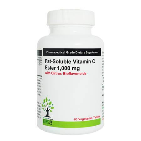 博士。 NUTRACEUTICALS 脂溶性维他命C FAT - SOLUBLE VITAMIN C ESTER 1000 MG (60粒)