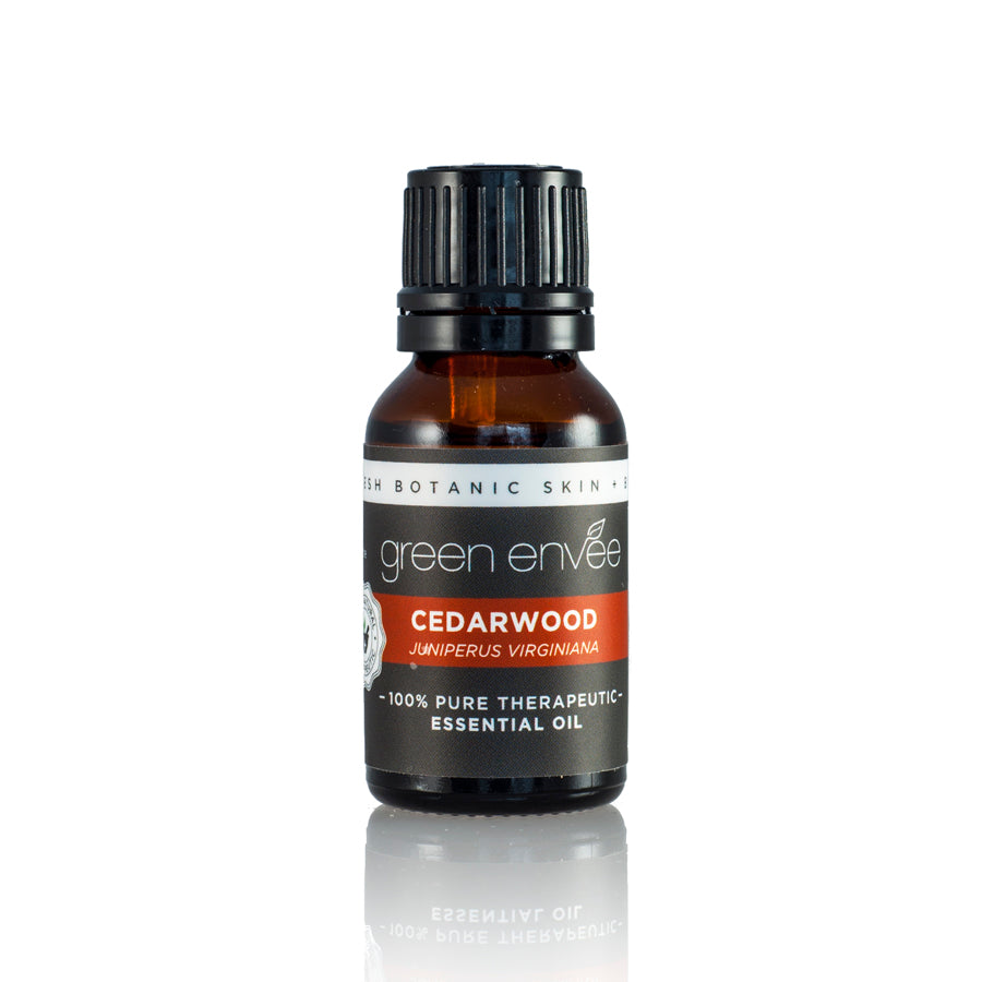 GREEN ENVEE 有機北非雪松精油 CEDARWOOD pure essential oil 15ML